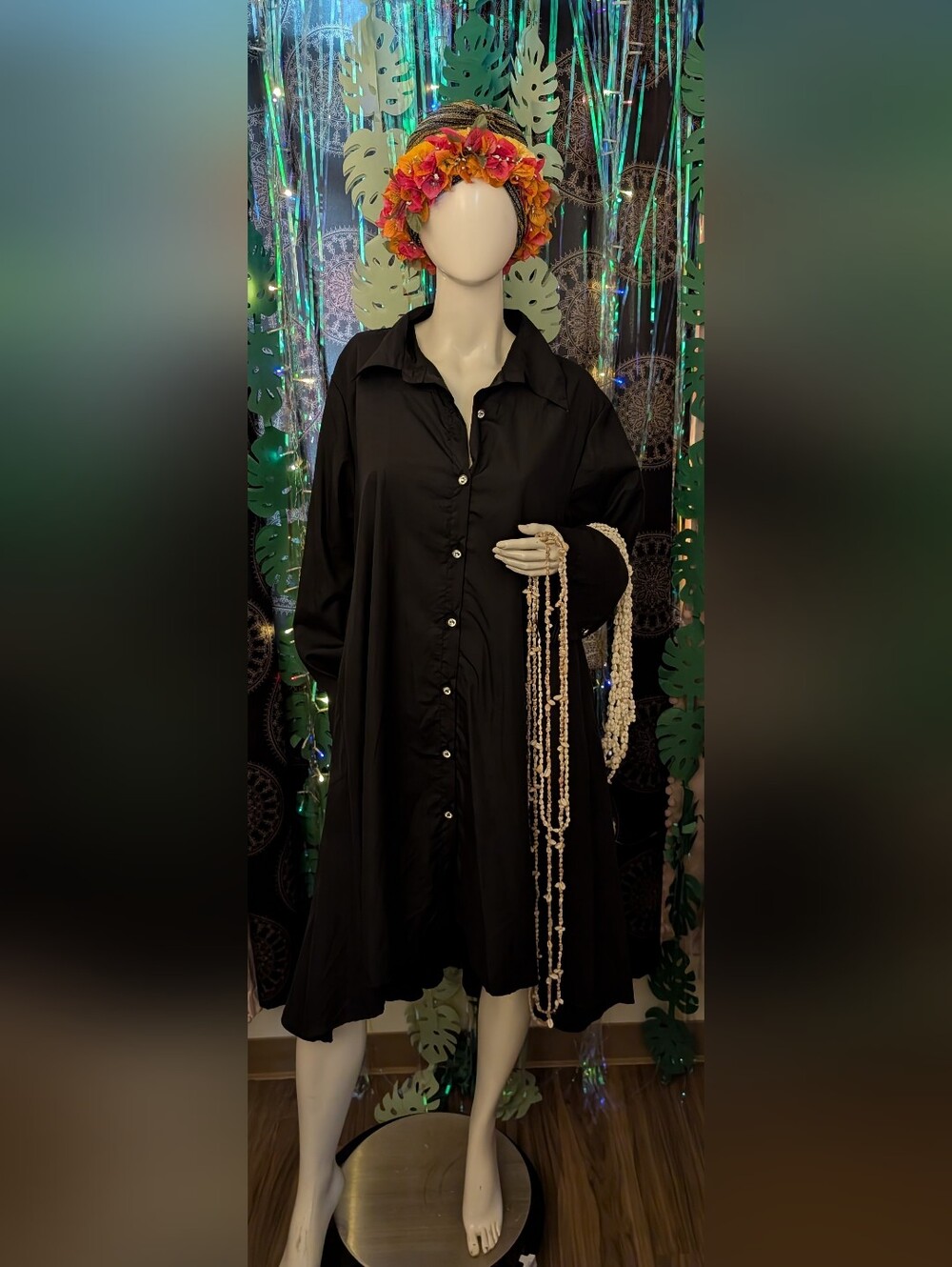 Step In Style Long sleeve Button Up Dress